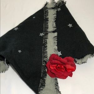 Cute star glittered scarf made by BP